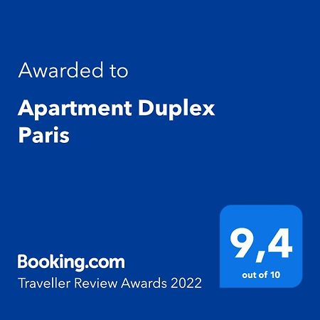 Apartment Duplex Paris Exterior photo